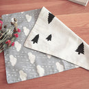 Simple Cotton Durable Cloud Tree Table Mats Placemat Home Table Decoration