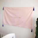 Have a Nice Day Cotton Hanging Wall Tapestry w/ Tassels Home Decor Photo Prop 120x70cm