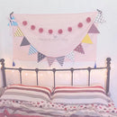 Have a Nice Day Cotton Hanging Wall Tapestry w/ Tassels Home Decor Photo Prop 120x70cm