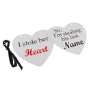 Funny Saying Heart Photo Props for Bride Groom Wedding Hanging Paper Plaque Party DÃ©cor