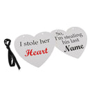 Funny Saying Heart Photo Props for Bride Groom Wedding Hanging Paper Plaque Party DÃ©cor
