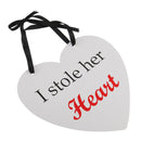 Funny Saying Heart Photo Props for Bride Groom Wedding Hanging Paper Plaque Party DÃ©cor