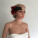 Woman Lady Flapper Feather Headband 1920s Great Gatsby Fascinator Headpieces