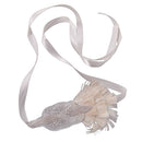 Woman Lady Flapper Feather Headband 1920s Great Gatsby Fascinator Hair Decor