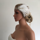 Woman Flapper Feather Headband 1920s Great Gatsby Fascinator Hair Accessory