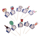 Pack of 10 Thumb ''Like'' Photo Booth Props for Wedding Birthday Party Decoration