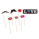 Funny Party Glasses Photo Booth Props Mustache On Stick Wedding Party Favor