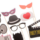 Pieces of 20 His Hers Photo Booth Props Set Photobooth for Wedding Party Bridal Shower
