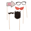 Pieces of 20 His Hers Photo Booth Props Set Photobooth for Wedding Party Bridal Shower