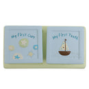 Cute Blue Resin Baby Memory Box My First Tooth & Curl Keepsake Birthday Gift
