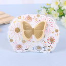 50Pieces Floral Butterfly Wedding Box Candy Gift Box Party Supplies Decor