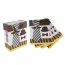 5pcs Paper Mustache Necktie Gift Bags Handle Party Bags Event Party Favors