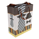 5pcs Paper Mustache Necktie Gift Bags Handle Party Bags Event Party Favors