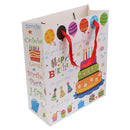5pcs Happy Birthday Paper Handle Gift Bags Party Bags Baby Shower Favors