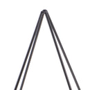 Pieces of 2 Geometric Metal Triangle Candle Holder Candlestick Tabletop Decor