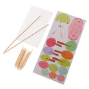 Lovely Cake Toppers Flags Cupcake Picks Baby Shower Birthday Wedding Party