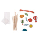 Lovely Cake Toppers Flags Cupcake Picks Cupcake Toppers for Kids Birthday Party Baby Shower Anniversary Celebration