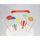 Lovely Cake Toppers Flags Cupcake Picks Cupcake Toppers for Kids Birthday Party Baby Shower Anniversary Celebration