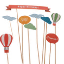 Lovely Cake Toppers Flags Cupcake Picks Cupcake Toppers for Kids Birthday Party Baby Shower Anniversary Celebration