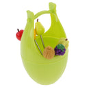 1 Set Assorted Fruit Design Fruit Vegetable Dessert Cake Picks Party Kitchen Bar Tool Gadgets Set Barrel Holder Stand