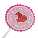 Pack of 30 It's a Girl Happy Valentine Cake Topper Baby Announcement Cupcake Picks