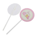 Pack of 30 It's a Girl Happy Valentine Cake Topper Baby Announcement Cupcake Picks