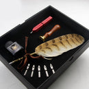 Vintage Metal Quill Dip Wedding Signing Pen Stamp Sets Gifts