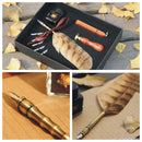 Vintage Metal Quill Dip Wedding Signing Pen Stamp Sets Gifts