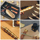 Vintage Metal Quill Dip Wedding Signing Pen Stamp Sets Gifts