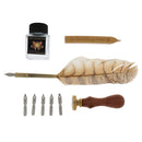 Vintage Metal Quill Dip Wedding Signing Pen Stamp Sets Gifts