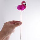 10 Pieces Flamingo Cupcake Picks Cake Toppers Baby Shower Party Decoration