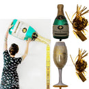 40"Large Wine Bottle Balloon Festival Big Helium Foil Air Balloon Tinsel Wedding Birthday Party Decoration