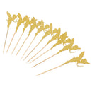 10pcs Gold Fairy Baby Kids Cake Picks Cupcake Toppers Baby Shower Birthday Wedding Christmas Party Decoration