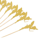 10pcs Gold Fairy Baby Kids Cake Picks Cupcake Toppers Baby Shower Birthday Wedding Christmas Party Decoration