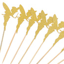10pcs Gold Fairy Baby Kids Cake Picks Cupcake Toppers Baby Shower Birthday Wedding Christmas Party Decoration