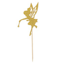 Pack of 10 Glitter Paper Fairy Cupcake Picks Cake Topper for Wedding Baby Shower