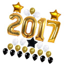 Mylar Foil 2017 Graduation Balloons kits Backdrop Grad Party Decoration