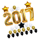 Mylar Foil 2017 Graduation Balloons kits Backdrop Grad Party Decoration