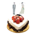 12pcs /Set Topper de Torta Forma de Novios de Boda Palillos de Pastel de PanaderÃ­a para Ceremonia de Boda