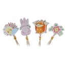 24/set Animals Flower Cake Cupcake Topper Pick for Kids Birthday Party DÃ©cor