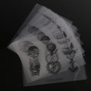 12pcs Vintage Circle Black Clear Stickers Ice-cream Heart Album Diary Box Bag Calendar Envelope Seals Gift Stickers Label Scrapbooking