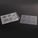 12pcs Vintage Circle Black Clear Stickers Ice-cream Heart Album Diary Box Bag Calendar Envelope Seals Gift Stickers Label Scrapbooking