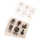 12pcs Vintage Circle Black Clear Stickers Ice-cream Heart Album Diary Box Bag Calendar Envelope Seals Gift Stickers Label Scrapbooking