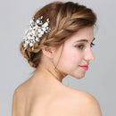 Beautiful Women Lady Girls Crystal Tiny Flower Beads Hair Clip Barrette Hair Accessories