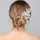 Beautiful Women Lady Girls Crystal Tiny Flower Beads Hair Clip Barrette Hair Accessories