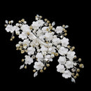 Beautiful Women Lady Girls Crystal Tiny Flower Beads Hair Clip Barrette Hair Accessories