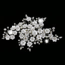 Beautiful Women Lady Girls Crystal Tiny Flower Beads Hair Clip Barrette Hair Accessories