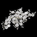 Beautiful Women Lady Girls Crystal Tiny Flower Beads Hair Clip Barrette Hair Accessories