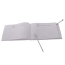 Elegant Wedding Guest Book And Pen Set With Tulle Crystal Decor Party Supply