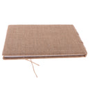 Wedding Country Rustic Hessian Linen Heart Guest Book Engagement Gift Birthday Events Party Sign In Memory Favors